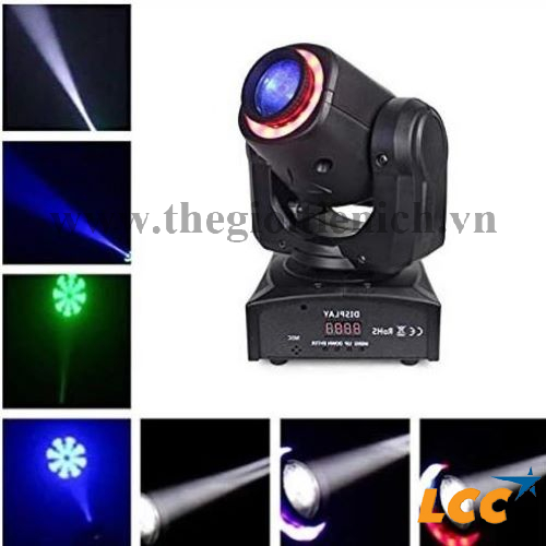 Đèn moving 30w viền led, karaoke, phòng trà, đèn sân khấu…